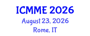 International Conference on Metallurgical and Materials Engineering (ICMME) August 23, 2026 - Rome, Italy