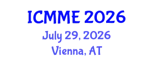 International Conference on Metallurgical and Materials Engineering (ICMME) July 29, 2026 - Vienna, Austria