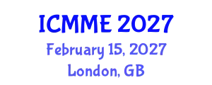 International Conference on Metallurgical and Materials Engineering (ICMME) February 15, 2027 - London, United Kingdom