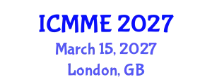 International Conference on Metallurgical and Materials Engineering (ICMME) March 15, 2027 - London, United Kingdom