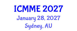 International Conference on Metallurgical and Materials Engineering (ICMME) January 28, 2027 - Sydney, Australia