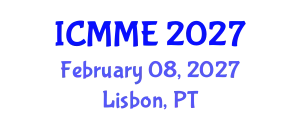 International Conference on Metallurgical and Materials Engineering (ICMME) February 08, 2027 - Lisbon, Portugal