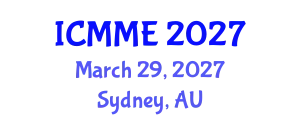 International Conference on Metallurgical and Materials Engineering (ICMME) March 29, 2027 - Sydney, Australia