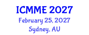 International Conference on Metallurgical and Materials Engineering (ICMME) February 25, 2027 - Sydney, Australia