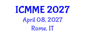 International Conference on Metallurgical and Materials Engineering (ICMME) April 08, 2027 - Rome, Italy