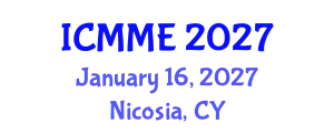 International Conference on Metallurgical and Materials Engineering (ICMME) January 16, 2027 - Nicosia, Cyprus