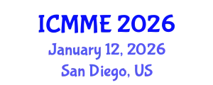 International Conference on Metallurgical and Materials Engineering (ICMME) January 12, 2026 - San Diego, United States