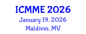 International Conference on Metallurgical and Materials Engineering (ICMME) January 19, 2026 - Maldives, Maldives
