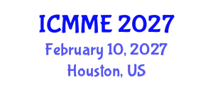 International Conference on Metallurgical and Materials Engineering (ICMME) February 10, 2027 - Houston, United States