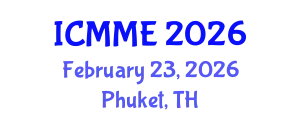 International Conference on Metallurgical and Materials Engineering (ICMME) February 23, 2026 - Phuket, Thailand