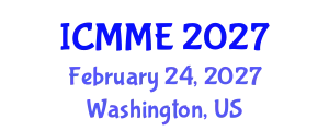 International Conference on Metallurgical and Materials Engineering (ICMME) February 24, 2027 - Washington, United States