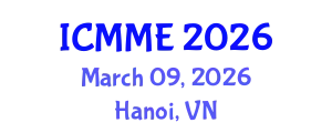 International Conference on Metallurgical and Materials Engineering (ICMME) March 09, 2026 - Hanoi, Vietnam