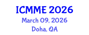 International Conference on Metallurgical and Materials Engineering (ICMME) March 09, 2026 - Doha, Qatar