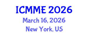 International Conference on Metallurgical and Materials Engineering (ICMME) March 16, 2026 - New York, United States
