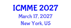 International Conference on Metallurgical and Materials Engineering (ICMME) March 17, 2027 - New York, United States
