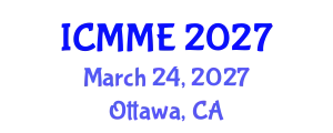 International Conference on Metallurgical and Materials Engineering (ICMME) March 24, 2027 - Ottawa, Canada