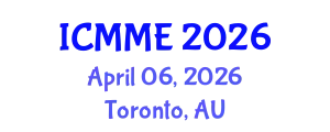 International Conference on Metallurgical and Materials Engineering (ICMME) April 06, 2026 - Toronto, Australia