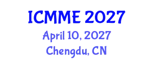 International Conference on Metallurgical and Materials Engineering (ICMME) April 10, 2027 - Chengdu, China