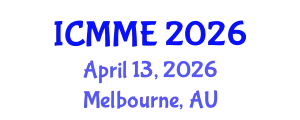 International Conference on Metallurgical and Materials Engineering (ICMME) April 13, 2026 - Melbourne, Australia