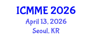 International Conference on Metallurgical and Materials Engineering (ICMME) April 13, 2026 - Seoul, Republic of Korea