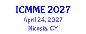 International Conference on Metallurgical and Materials Engineering (ICMME) April 24, 2027 - Nicosia, Cyprus