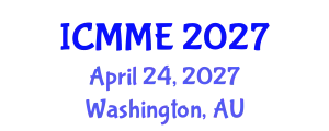 International Conference on Metallurgical and Materials Engineering (ICMME) April 24, 2027 - Washington, Australia