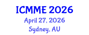 International Conference on Metallurgical and Materials Engineering (ICMME) April 27, 2026 - Sydney, Australia