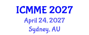 International Conference on Metallurgical and Materials Engineering (ICMME) April 24, 2027 - Sydney, Australia