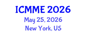 International Conference on Metallurgical and Materials Engineering (ICMME) May 25, 2026 - New York, United States