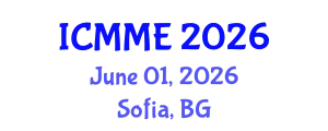 International Conference on Metallurgical and Materials Engineering (ICMME) June 01, 2026 - Sofia, Bulgaria