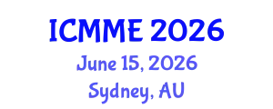 International Conference on Metallurgical and Materials Engineering (ICMME) June 15, 2026 - Sydney, Australia