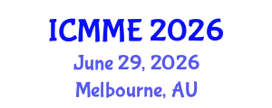 International Conference on Metallurgical and Materials Engineering (ICMME) June 29, 2026 - Melbourne, Australia