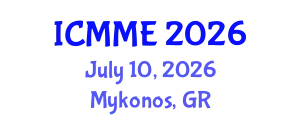 International Conference on Metallurgical and Materials Engineering (ICMME) July 10, 2026 - Mykonos, Greece