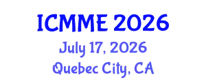 International Conference on Metallurgical and Materials Engineering (ICMME) July 17, 2026 - Quebec City, Canada