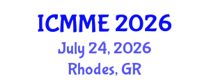 International Conference on Metallurgical and Materials Engineering (ICMME) July 24, 2026 - Rhodes, Greece