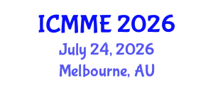 International Conference on Metallurgical and Materials Engineering (ICMME) July 24, 2026 - Melbourne, Australia