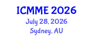 International Conference on Metallurgical and Materials Engineering (ICMME) July 28, 2026 - Sydney, Australia