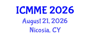 International Conference on Metallurgical and Materials Engineering (ICMME) August 21, 2026 - Nicosia, Cyprus