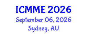 International Conference on Metallurgical and Materials Engineering (ICMME) September 06, 2026 - Sydney, Australia