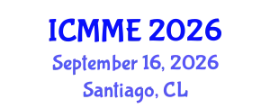 International Conference on Metallurgical and Materials Engineering (ICMME) September 16, 2026 - Santiago, Chile