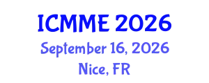 International Conference on Metallurgical and Materials Engineering (ICMME) September 16, 2026 - Nice, France