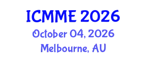 International Conference on Metallurgical and Materials Engineering (ICMME) October 04, 2026 - Melbourne, Australia