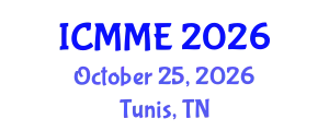 International Conference on Metallurgical and Materials Engineering (ICMME) October 25, 2026 - Tunis, Tunisia