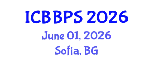 International Conference on Bioscience, Biochemistry and Pharmaceutical Sciences (ICBBPS) June 01, 2026 - Sofia, Bulgaria