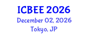 International Conference on Biotechnology and Environment Engineering (ICBEE) December 02, 2026 - Tokyo, Japan