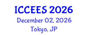 International Conference on Chemical, Ecological and Environmental Sciences (ICCEES) December 02, 2026 - Tokyo, Japan
