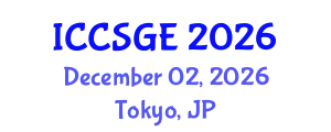 International Conference on Civil, Structural and Geoenvironmental Engineering (ICCSGE) December 02, 2026 - Tokyo, Japan
