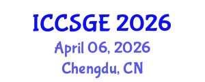 International Conference on Civil, Structural and Geoenvironmental Engineering (ICCSGE) April 06, 2026 - Chengdu, China