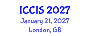 International Conference on Computer and Information Systems (ICCIS) January 21, 2027 - London, United Kingdom