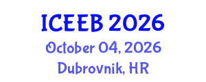 International Conference on Ecology and Environmental Biology (ICEEB) October 04, 2026 - Dubrovnik, Croatia